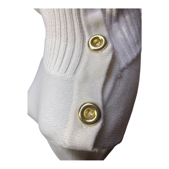 Banana Republic Convertible  Turtleneck with Brilliant Gold Buttons - Picture 4 of 9